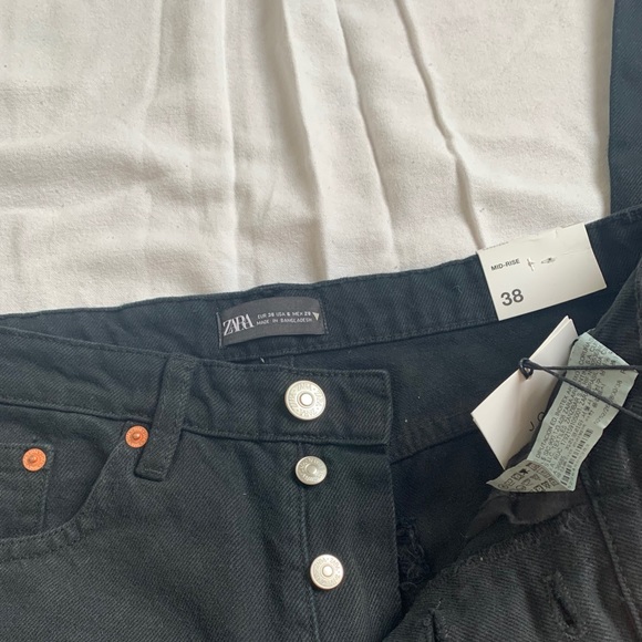 NWT high rise Zara Jeans - Picture 3 of 5